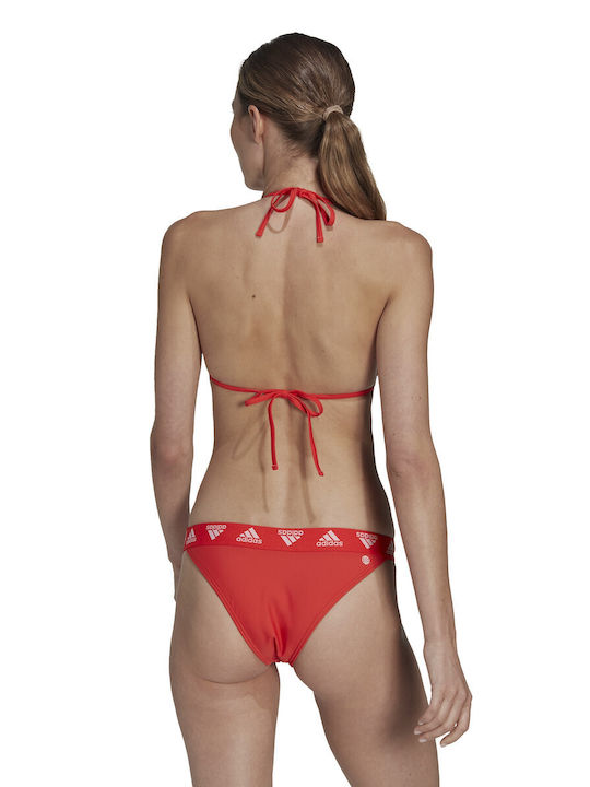 Adidas Αθλητικό Set Bikini Τριγωνάκι Κόκκινο