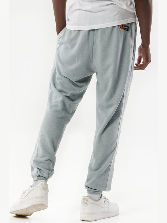 Body Action 023326 Men's Sweatpants with Rubber Gray -GREY