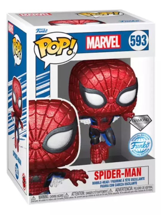 Funko Pop! Marvel: Spider-Man Diamond Collection Bobble-Head Special Edition Funko Pop! Marvel: Spider-Man Diamond Collection Bobble-Head Special Edition