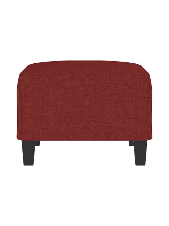 Burgundisches Stoff Fußhocker 70x55x41cm
