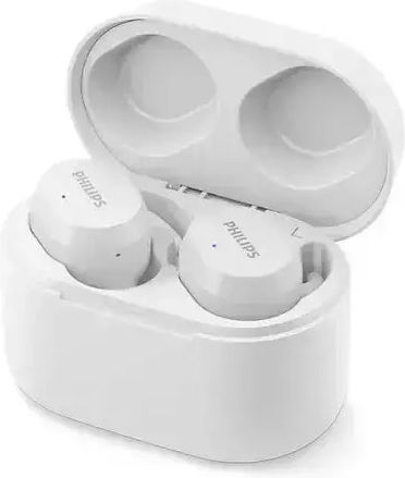 Philips TAT3216 Earbud Bluetooth Handsfree Căști cu Rezistență la Transpirație și Carcasă de Încărcare Alb