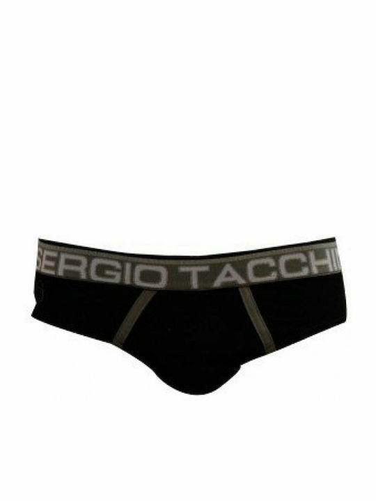 Sergio Tacchini Men's Brief Black