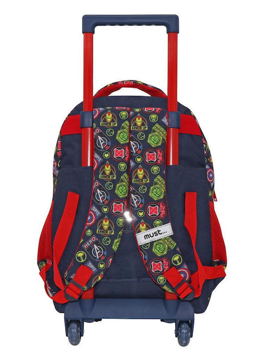 Must Avengers Assemble School Bag Trolley Elementary, Elementary Multicolored