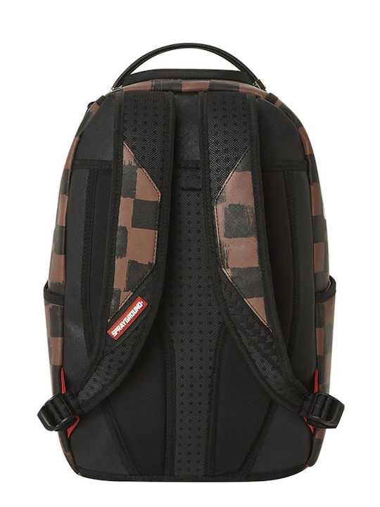 Sprayground Sharks In Paris Σχολική Τσάντα Πλάτης Γυμνασίου - Λυκείου Καφέ