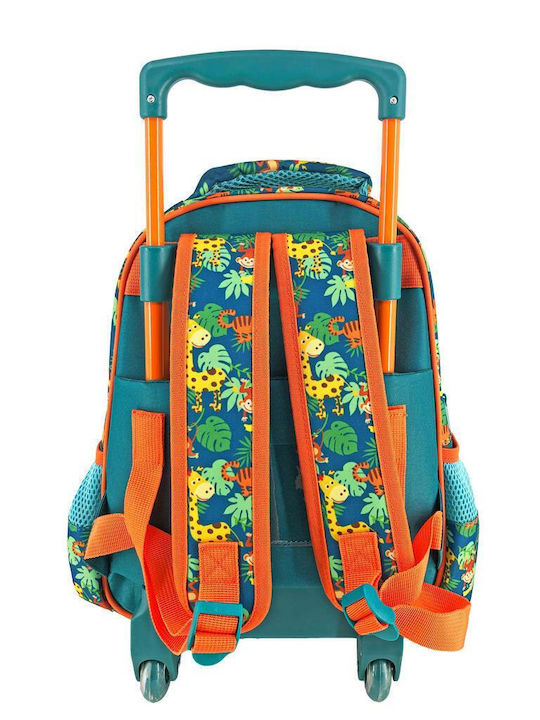 Must Safari School Bag Trolley Kindergarten in Green color