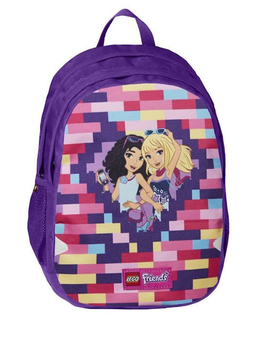 Lego Friends School Bag Backpack Elementary, Elementary in Purple color 30lt