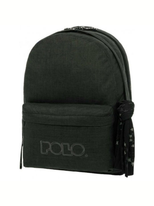 Polo Original Double Scarf Σχολική Τσάντα Πλάτης Γυμνασίου - Λυκείου Jean Grey με Θήκη για Παγούρι 27lt 2023