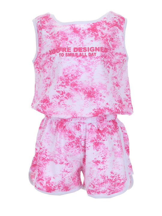 Εβίτα Kinder Set mit Shorts Sommer 2Stück Mehrfarbig