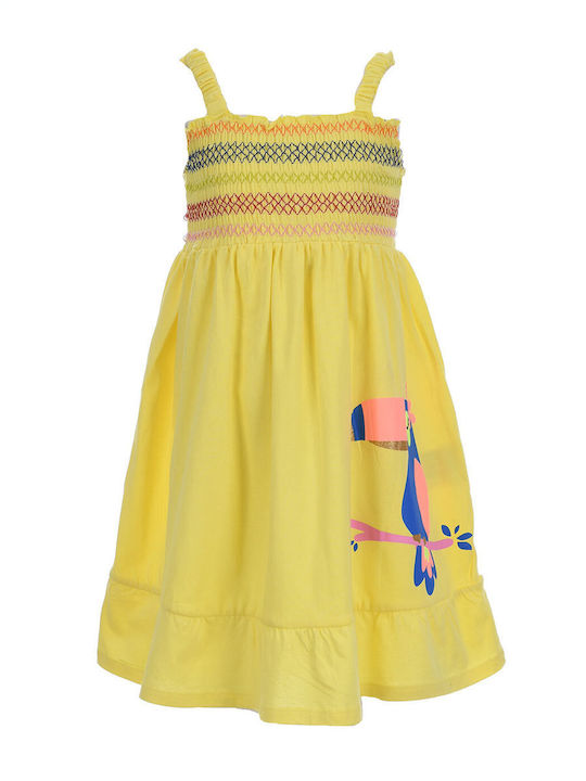 Energiers Kids Dress Sleeveless Yellow