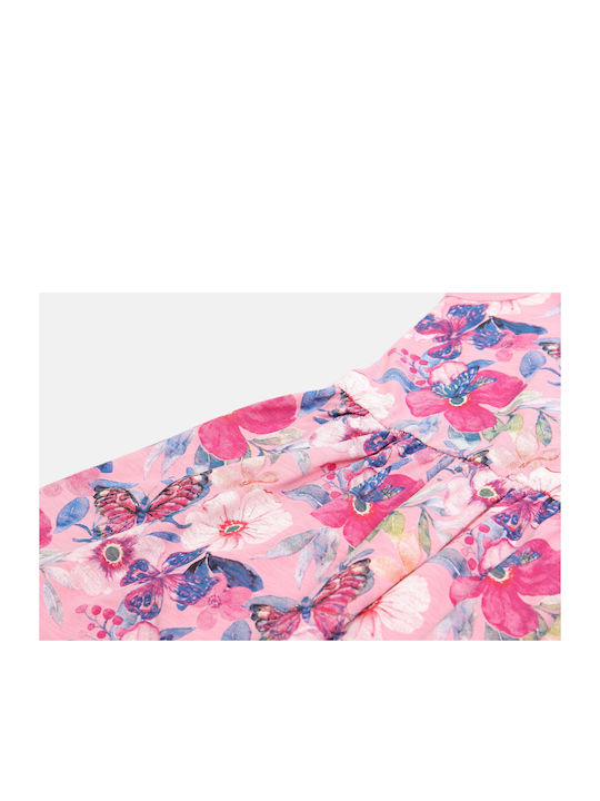 Joyce Kids Dress Floral Sleeveless Pink