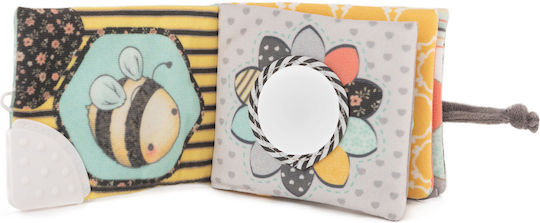 Amek Toys Pendant Toy for Car Baby Book - Bee for 0++ Months