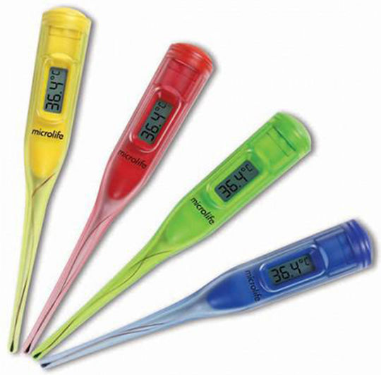 Microlife HD Corner MT 60 Digital Armpit Thermometer Suitable for Babies Yellow