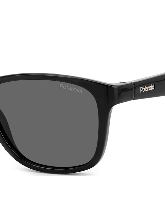 Polaroid Ochelari De Soare Pătrați Pentru Copii Cu Lentile Polarized Negre