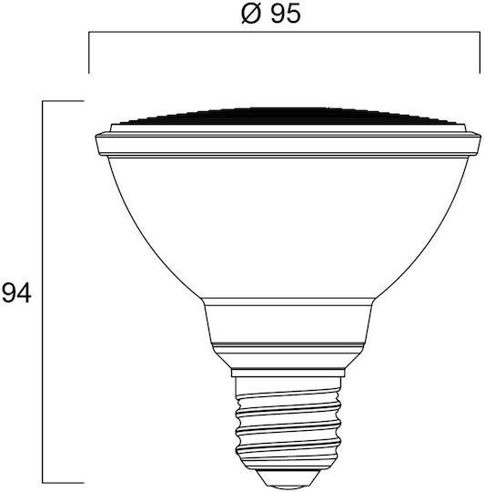 Sylvania LED Bulb 10W for Socket E27 and Shape PAR30 Natural White