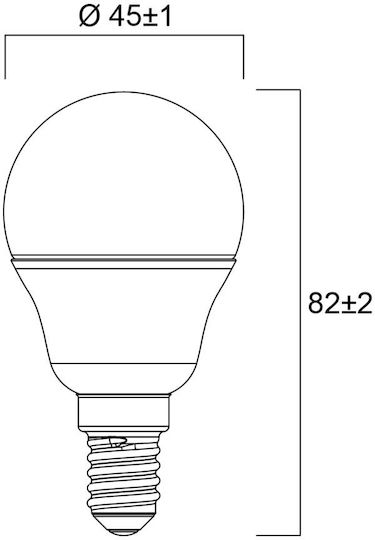 Sylvania ToLEDo LED Bulb 6.5W for Socket E14 Warm White 806lm