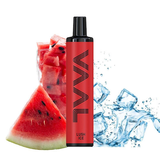 Vaal Țigară Electronică De Unică Folosință 2000 Inhalări Watermelon Ice Fără Nicotină 5ml Roșie