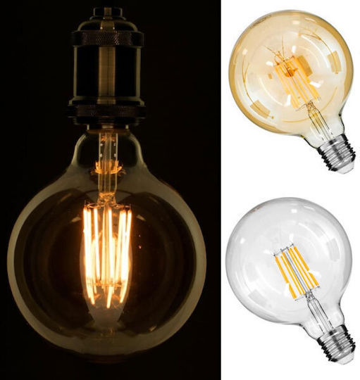 Eurolamp LED Bulb 4.5W 98mm for Socket E14 and Shape C37 Warm White 480lm Dimmable