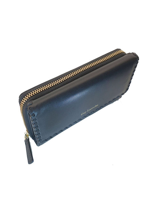 Guy Laroche Large Leather Women's Wallet with RFID Black