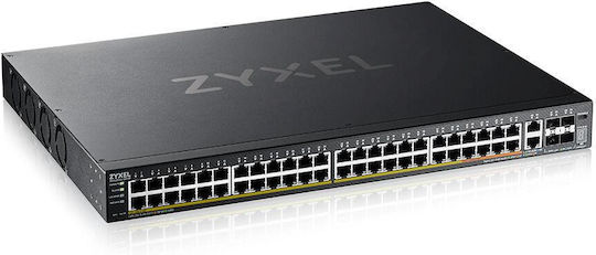 Zyxel XGS2220-54HP Managed L3 Switch with 48 Gigabit (1Gbps) Ethernet Ports and 4 SFP Ports