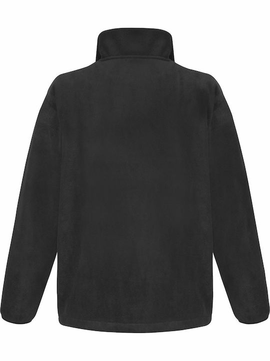 Result Men's Long Sleeve Promotional Cardigan Black