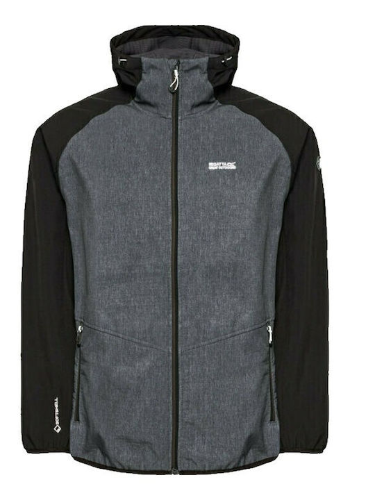Χειμωνιάτικο Μπουφάν Softshell Αδιάβροχο και Αντιανεμικό Γκρι