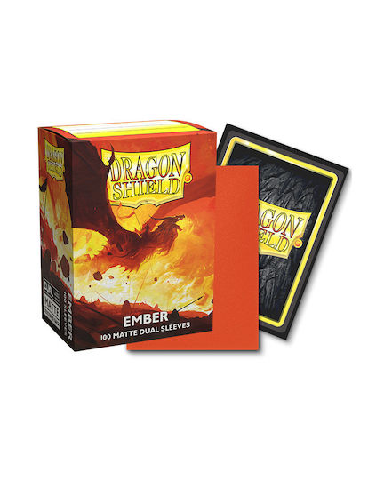 Dragon Shield Card Sleeves Standard Size 100τμχ Red