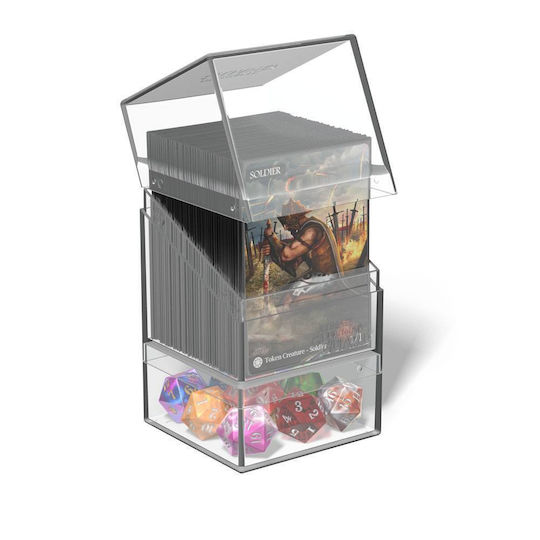 Ultimate Guard Boulder 'n' Tray 100+ Deck Box Standard Size Clear