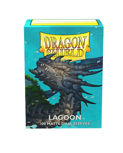Dragon Shield Matte Dual Lagoon Card Sleeves Standard Size 100τμχ Blue
