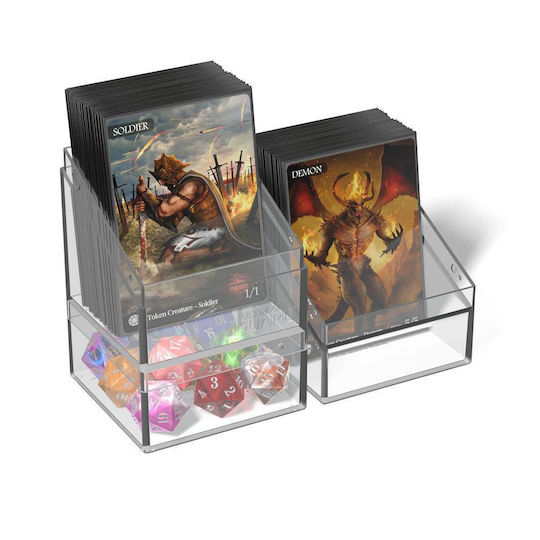 Ultimate Guard Boulder 'n' Tray 100+ Deck Box Standard Size Clear