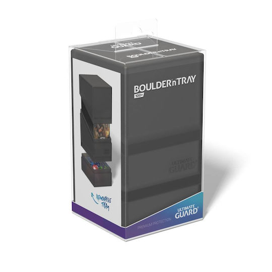 Ultimate Guard Boulder 'n' Tray 100+ Deck Box Standard Size Onyx