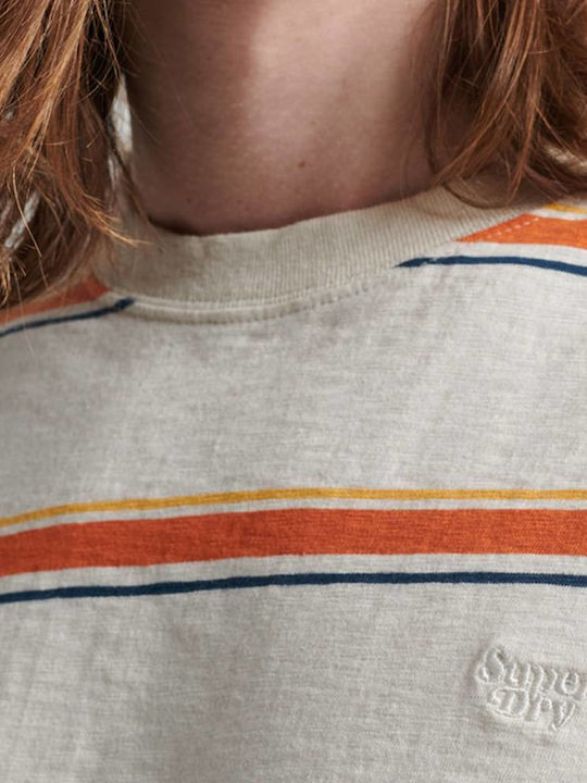 Organic Cotton Vintage Тениска Бежов