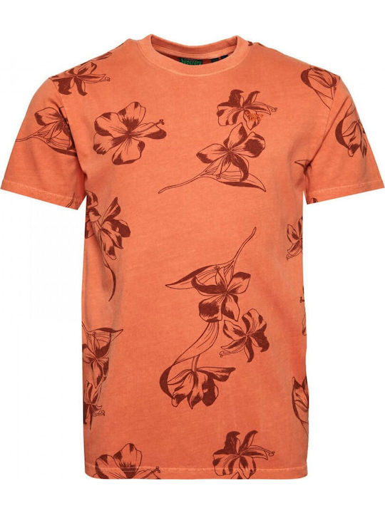 T-shirt Mango Orange Overdye