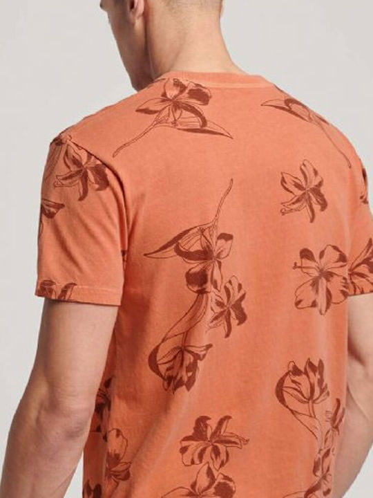 T-shirt Mango Orange Overdye