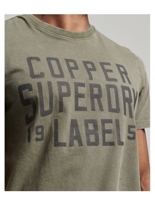 Vintage Copper Label T-Shirt Khaki