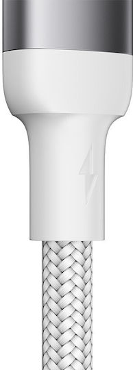Joyroom Braided USB-A to Lightning Cable White 1.2m