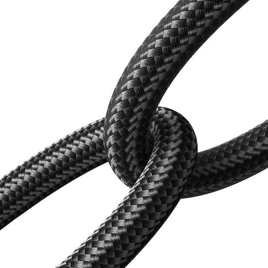 Joyroom S-UL012A10 Braided USB-A la Cablu Lightning Negru 3m