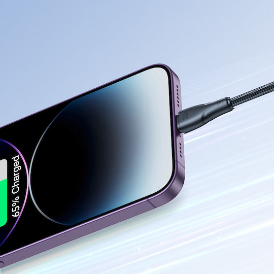 Joyroom S-CL020A11 Braided USB-C to Lightning Cable 20W Μαύρο 1.2m