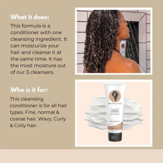 Bounce Curl Hydra Drench Conditioner για Όλους τους Τύπους Μαλλιών 238ml