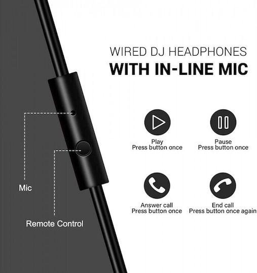 OneOdio Studio Pro 50 Ενσύρματα Over Ear Ακουστικά Μαύρα