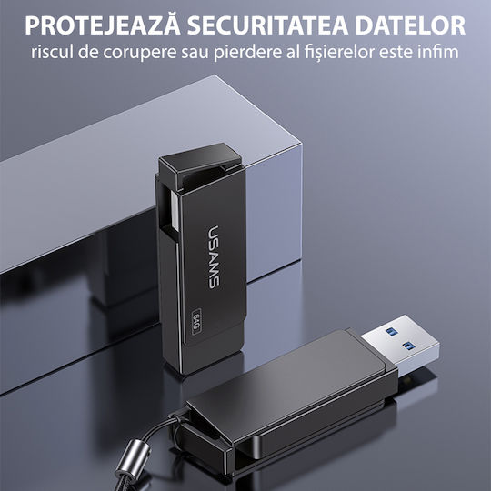 Usams US-ZB194 16GB USB 3.0 Stick Gray