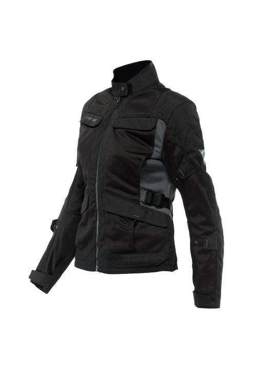 Dainese Desert Tex Vară Femeiesc Jachetă de Motocicletă Black/Black/Ebony