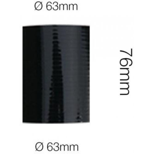 Simoni Racing Car Silicone Hose Straight 76mm Length Universal Black