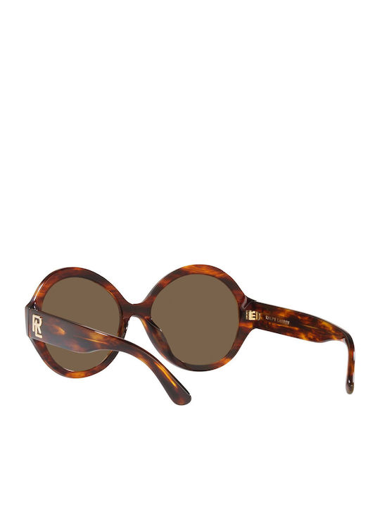 Ralph Lauren The Farrah Women's Sunglasses with Brown Tartaruga Plastic Frame and Brown Lens RL8207U 500773