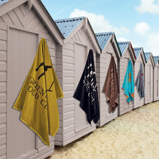 Greenwich Polo Club Strandtuch Baumwolle Türkis 170x90cm.