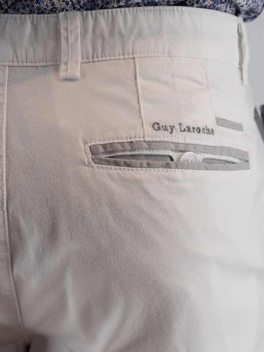 GL2315169-71156 Pantaloni Chino Elastic Alb