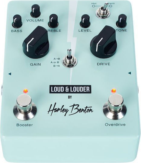 Harley Benton Loud & Louder Педал ЕфектБустер Електрически бас