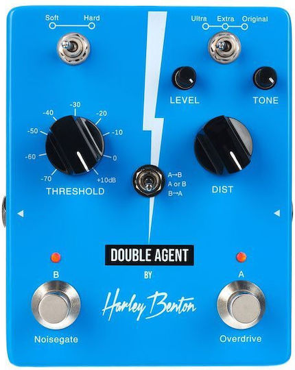 Harley Benton Double Agent Педал Ефект Изкривяване / Overdrive Електрическа китара