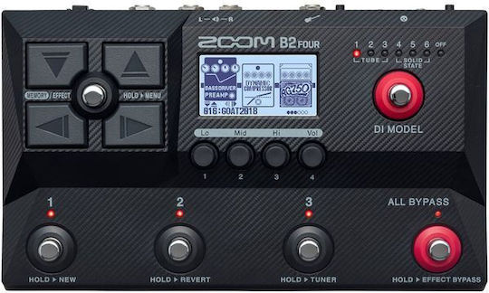 Zoom B2 Four Πετάλι Amplifier Ηλεκτρικού Μπάσου