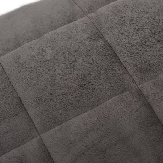 vidaXL Pătură De Gravitație Superdublă 220x240cm Gri