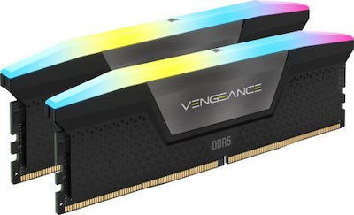 Corsair Vengeance 32GB DDR5 RAM mit 2 Modulen (2x16GB) und Geschwindigkeit 6400 für Schreibtisch